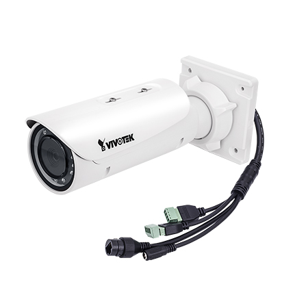 VIVOTEK IB8382-F3 5MP Outdoor Day/Night Bullet IP Network Camera, 3.6mm Fixed-focal Lens, 2560x1920, 15fps, H.264, MJPEG, IP66, Vandal-proof IK10, Defog, PoE